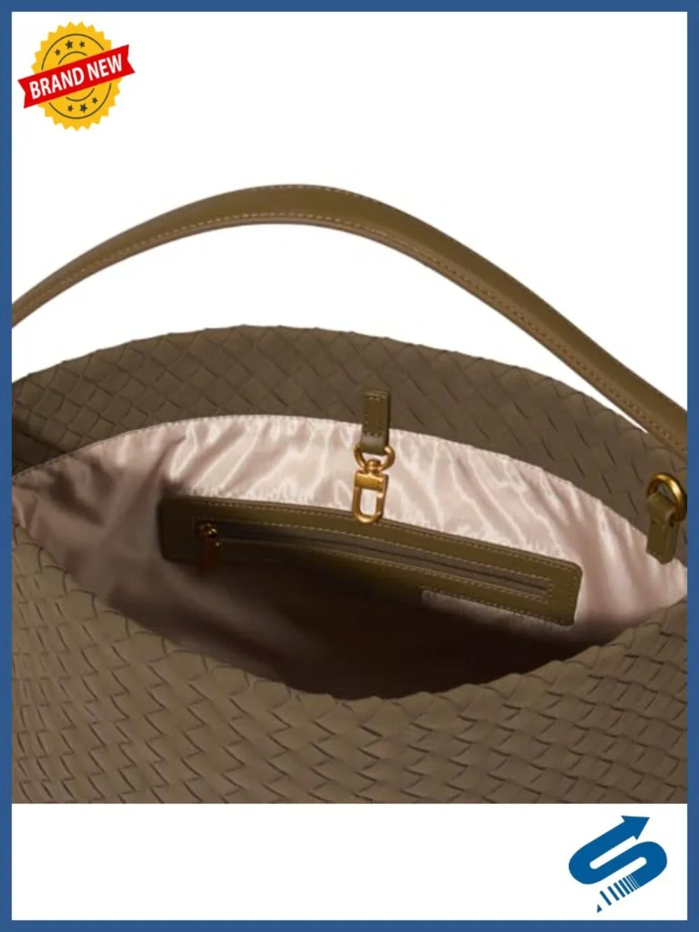 Suede Hand-Woven Hobo Bag Tote Crossbody Clasp Closure